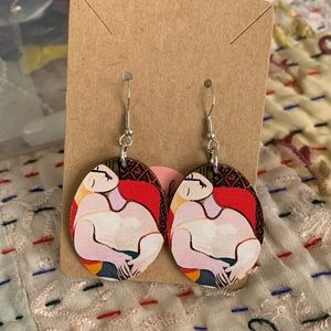 ⭐️Picasso sleeping painting of lover Marie-Thérèse Walter Earrings